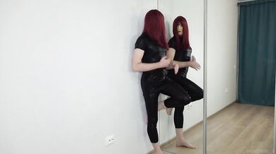 What happened with slave after he tried on female clothes?