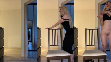 Sexy Blonde wanna show you all shapes of her Perfect Body