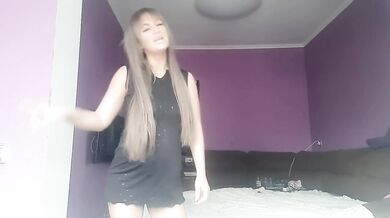 wife ordered her husband lick her pussy full of cum after party and sex in a club
