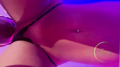 Eating my pussy in doggy style, pussy dripping with pleasure