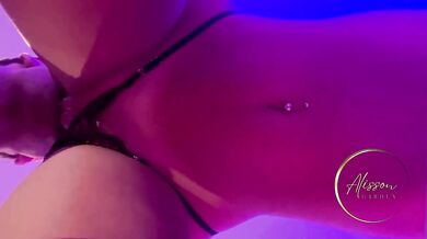 Eating my pussy in doggy style, pussy dripping with pleasure