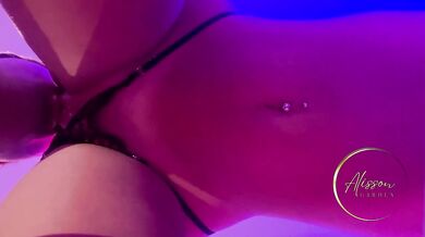 Eating my pussy in doggy style, pussy dripping with pleasure