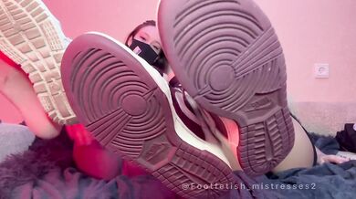 Came home from training and let me lick your sweaty feet and sneakers. Joi