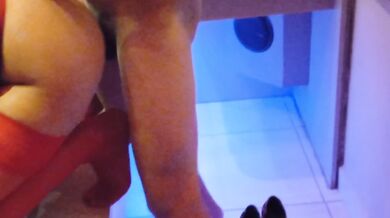 punched hard in my pussy without a condom in front of my husband