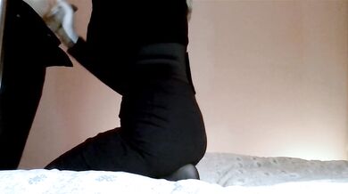 Russian couple fucks in the morning