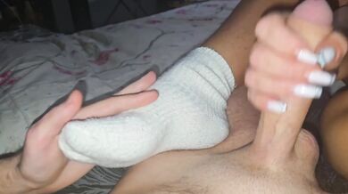 Sock Fetish,fucking with a Stepmom