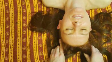 Squeezing bouncy wet tits