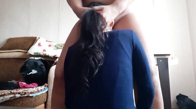My girlfriend and I almost got caught by a neighbor, but I managed to - Lesbian_illusion