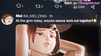 Mei is at the Gym