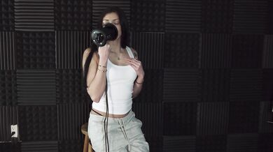 Slow Striping During Ear Licking ASMR