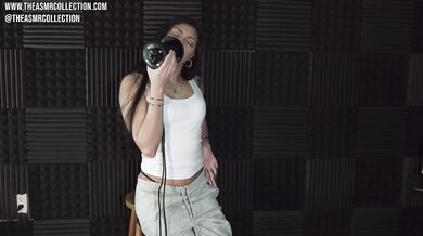 Slow Striping During Ear Licking ASMR