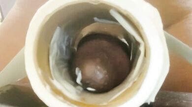 Bbc gets horny at work and makes pocket out of toilet paper roll to Fuck ‼‼‼‼