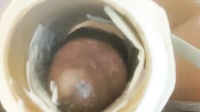 Bbc gets horny at work and makes pocket out of toilet paper roll to Fuck ‼‼‼‼