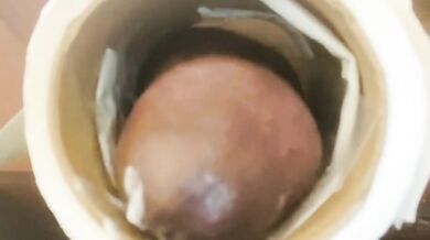 Bbc gets horny at work and makes pocket out of toilet paper roll to Fuck ‼‼‼‼