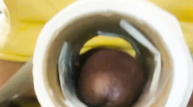 Bbc gets horny at work and makes pocket out of toilet paper roll to Fuck ‼‼‼‼