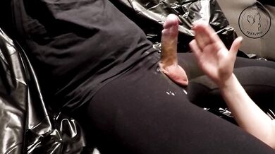 Double ruined orgasm with huge cumshots