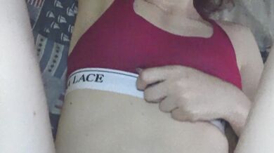 My stepsister let me rub her pussy, but I couldn't resist and filled it with cum