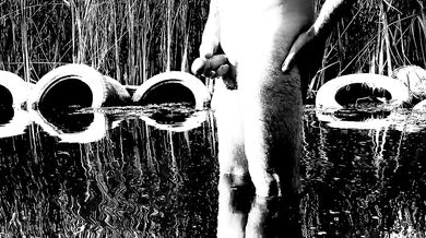 Cumshoting in the fresh air is great!