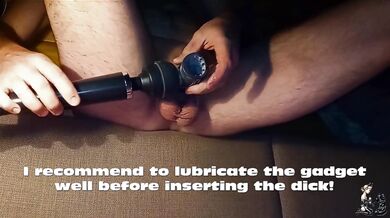 This vibrator just blows my cock's head off! I finish powerfully!