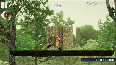 Natalie frees the imprisoned men in the game Natalie & Soldiers