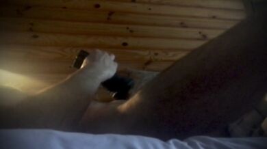 Deliciously fucked a rubber vagina in the morning, before work.