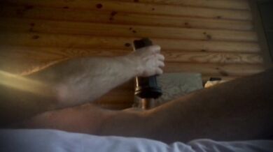 Deliciously fucked a rubber vagina in the morning, before work.