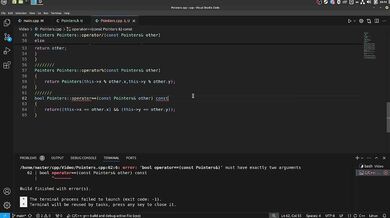 #47 Separate our class into separate .cpp and .h files and overload the % and comparison operators