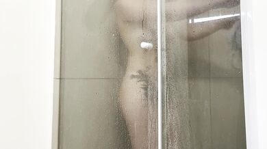 I was so horny I had to take a shower