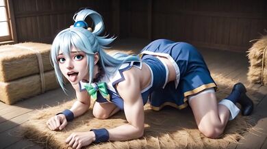 Sato Kazuma - Goddess Aqua: Sexual Arousal in the World of KonoSuba