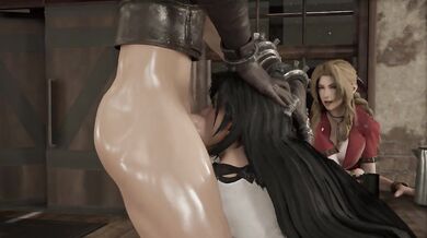 Free Use Final Fantasy Facefuck Tifa Lockhart and Aerith - Hentai Cartoon Freeuse Porn