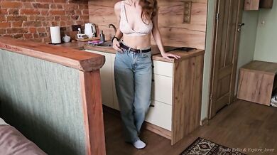 Horny American student really likes sex