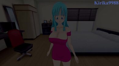 Maron and I have intense sex in the bedroom. - Dragon Ball POV Hentai