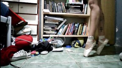 Ballerina Dancing Ballet Naked