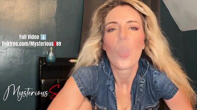 TEASER - Pathetic Little Vape Addict Made to Jerk Off And Cough on My Smoke