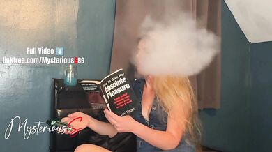TEASER - Pathetic Little Vape Addict Made to Jerk Off And Cough on My Smoke