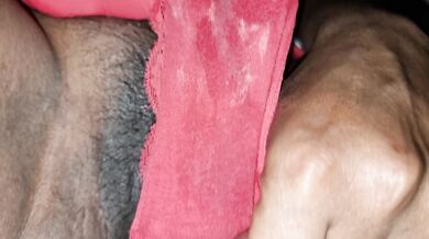 After PEEING she shows her DIRTY PANTY started with Pussy Discharge and Pee