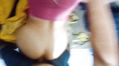 Latina with Big Booty Getting It Hard — Hot Blonde MILF in Doggy Style, fast and moaning loud