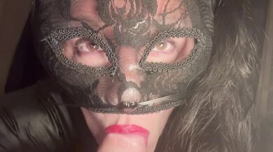 BIG REVEAL‼ I finally showing my eyes. Just for you Whering a lace mask