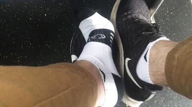 On the buses hope I don’t get busted- MANLYFOOT - Public bus