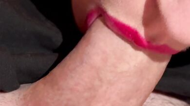 Giving him a long blowjob and getting my pussy licked