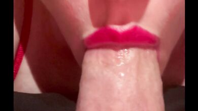 Giving him a long blowjob and getting my pussy licked