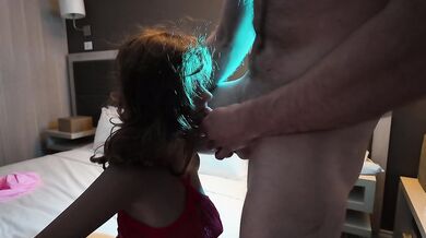 Sexy Australian Brunette Doll in Lingerie gets banana in ass and fucked with cum