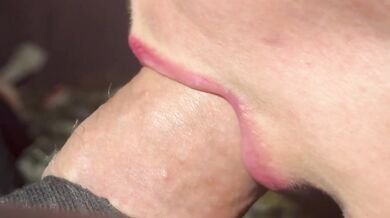 Gentle blowjob licking and sucking by Swedish wife