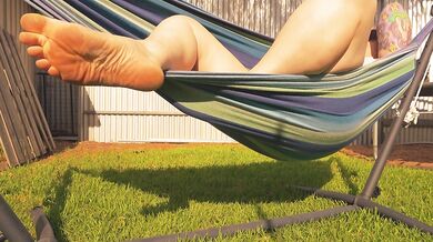 FREE PREVIEW - Foot Worship MILF Summer Hammock Time with Rem Sequence
