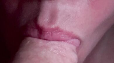 Sucking him slowly