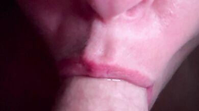 Sucking him slowly