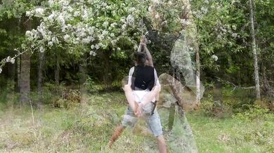 Tied up in a blooming apple tree - RosenlundX - HD