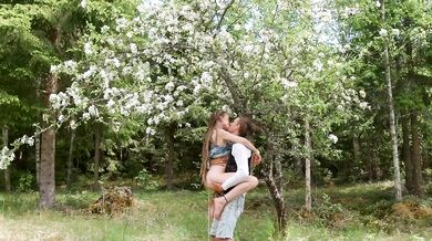 Tied up in a blooming apple tree - RosenlundX - HD