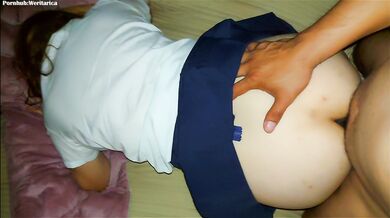 My lovely student with me alone at night, homemade part 3