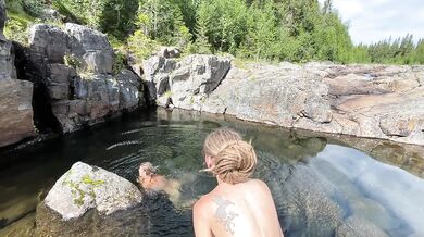 Summertime fun at the Waterfall - RosenlundX - 4k 60fps